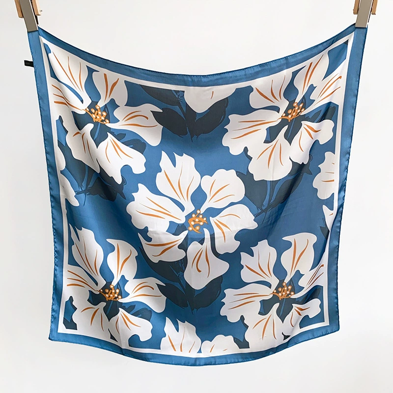 Floral Print Square Scarf view 9