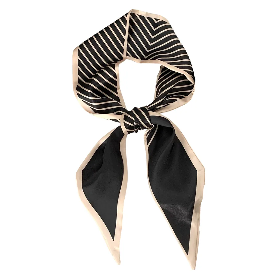 Printed Silk Head Scarf view 5