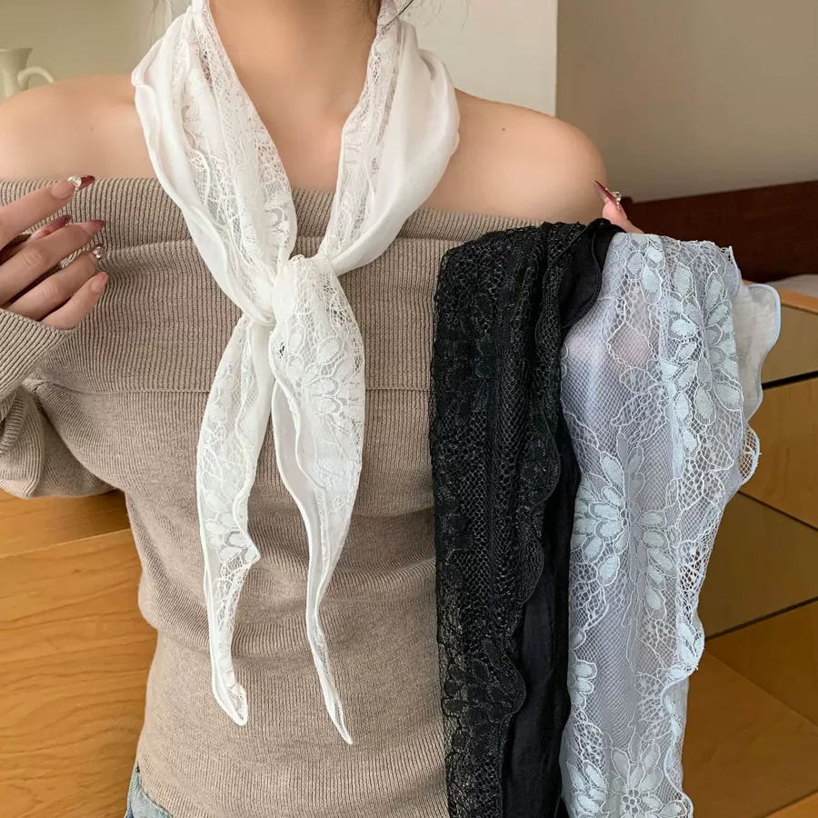 Lace Head Scarf Multi-use