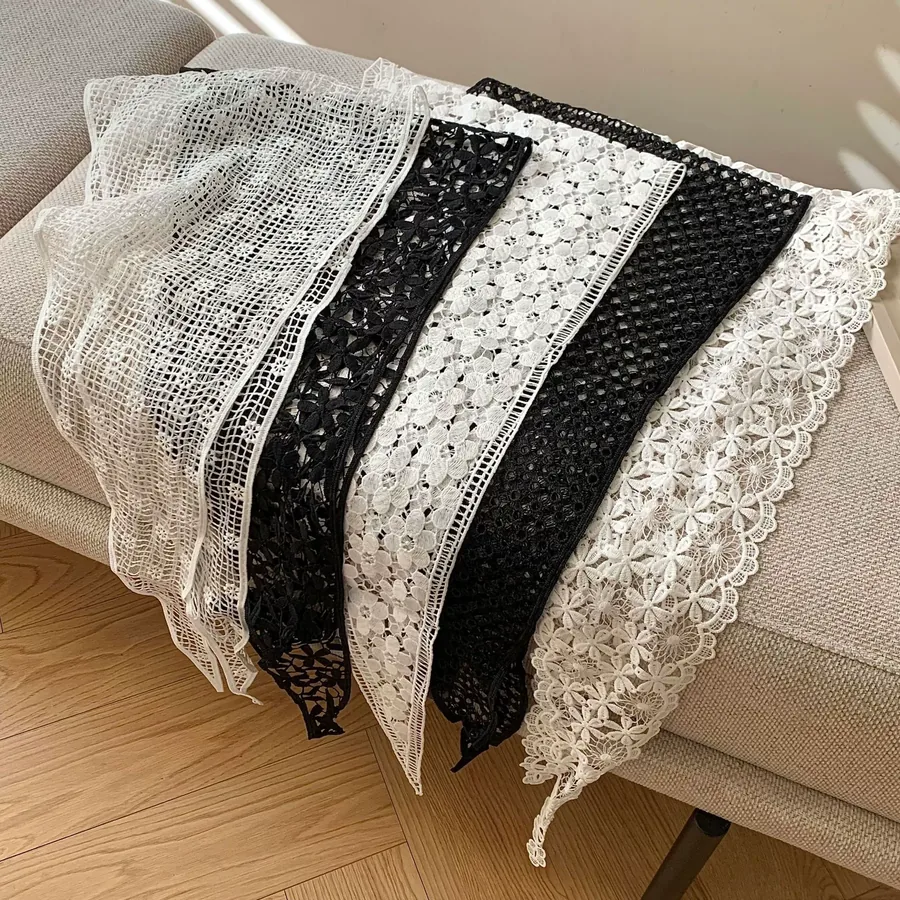 Lace Head Scarf Triangle view 4