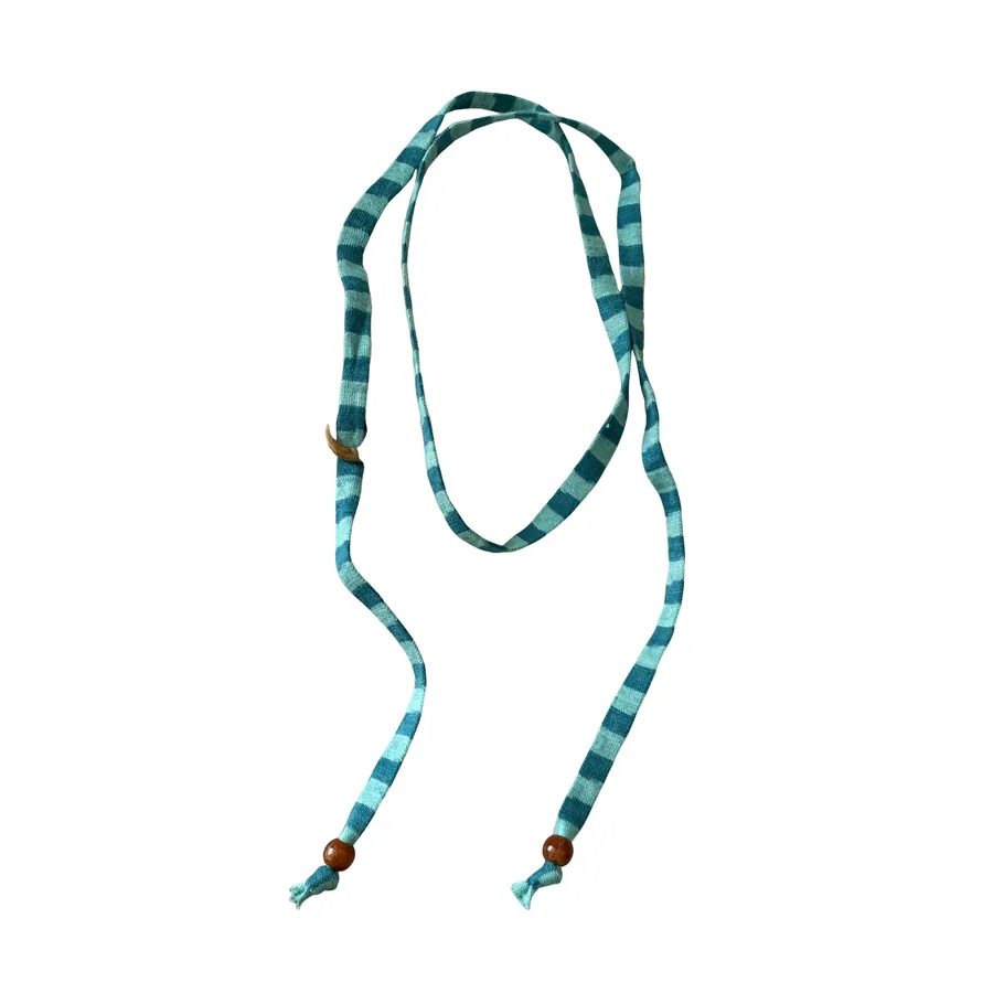 Beaded Stripe Necklace Scarf view 5