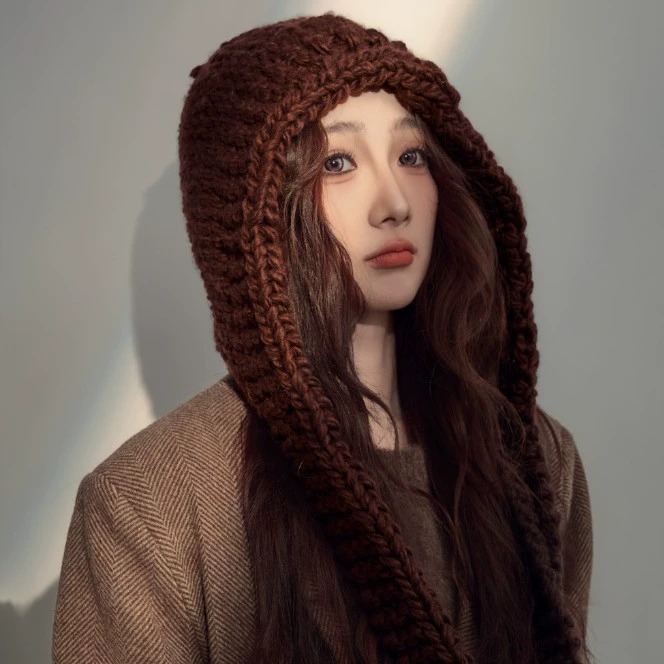 Thick Knit Balaclava Hat