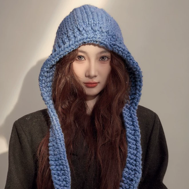 Thick Knit Balaclava Hat view 2