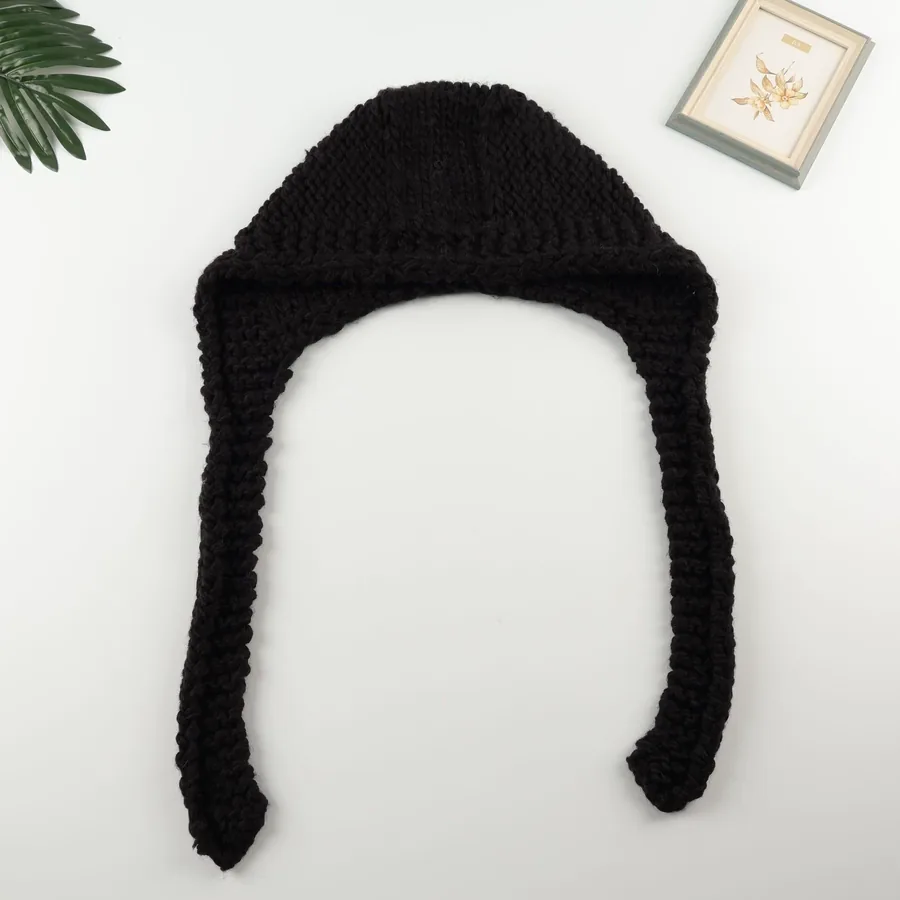 Thick Knit Balaclava Hat view 7