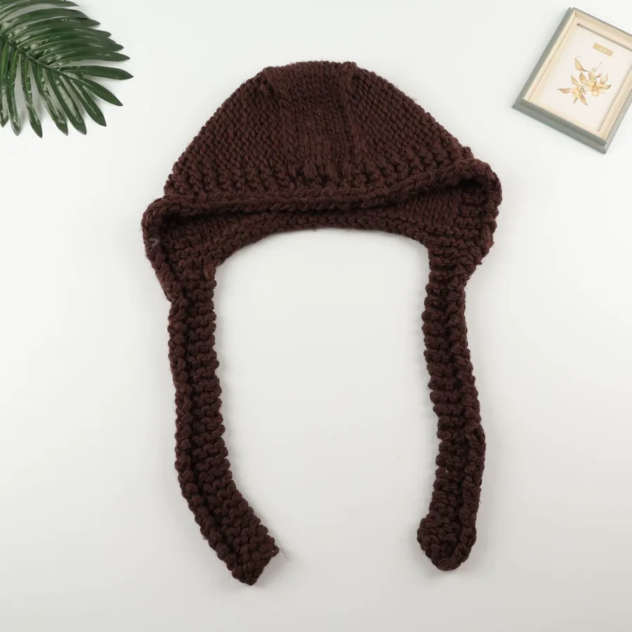 Thick Knit Balaclava Hat view 9
