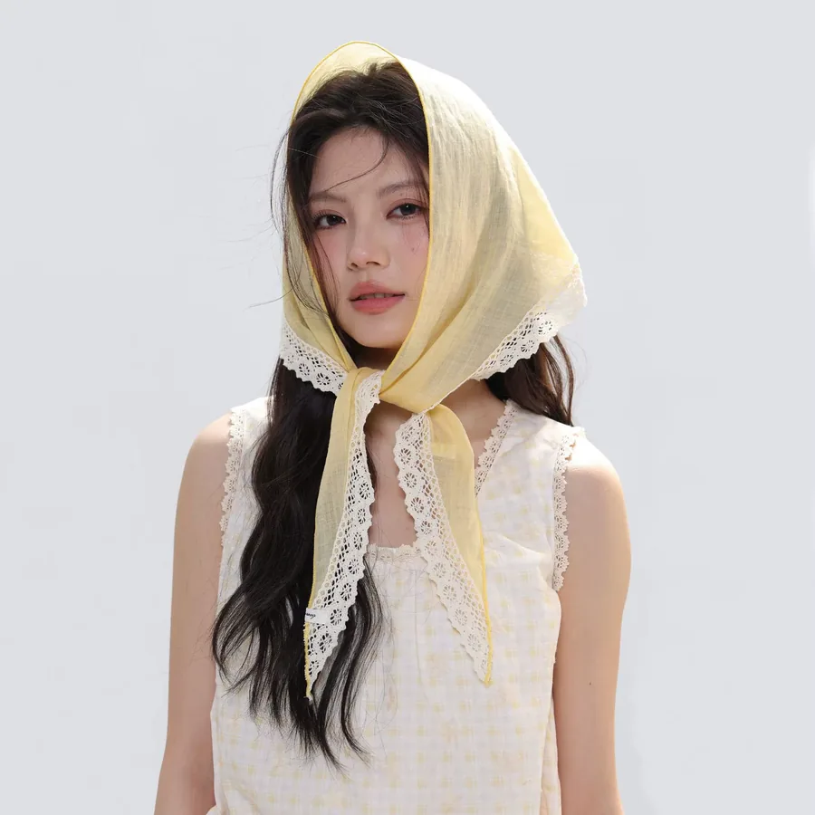 Ramie Lace Head Scarf