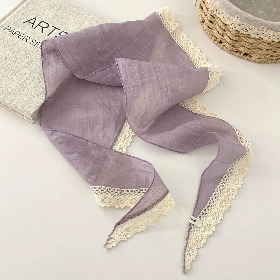 Ramie Lace Head Scarf view 11