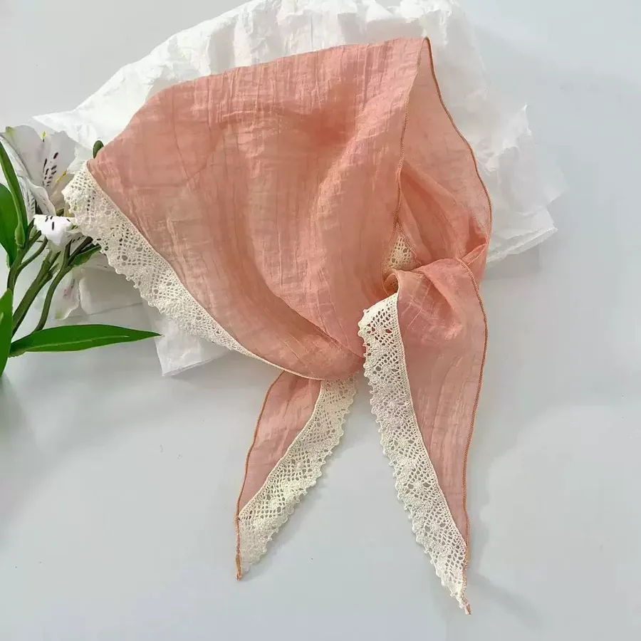 Ramie Lace Head Scarf view 12