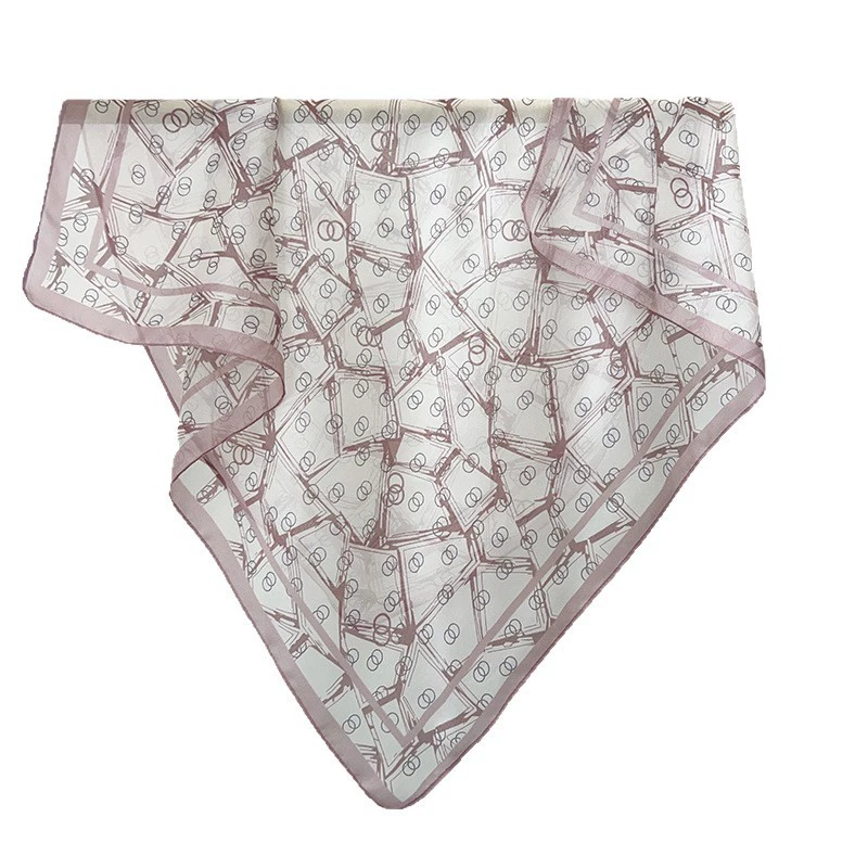 Sheer Polyester Square Scarf view 5
