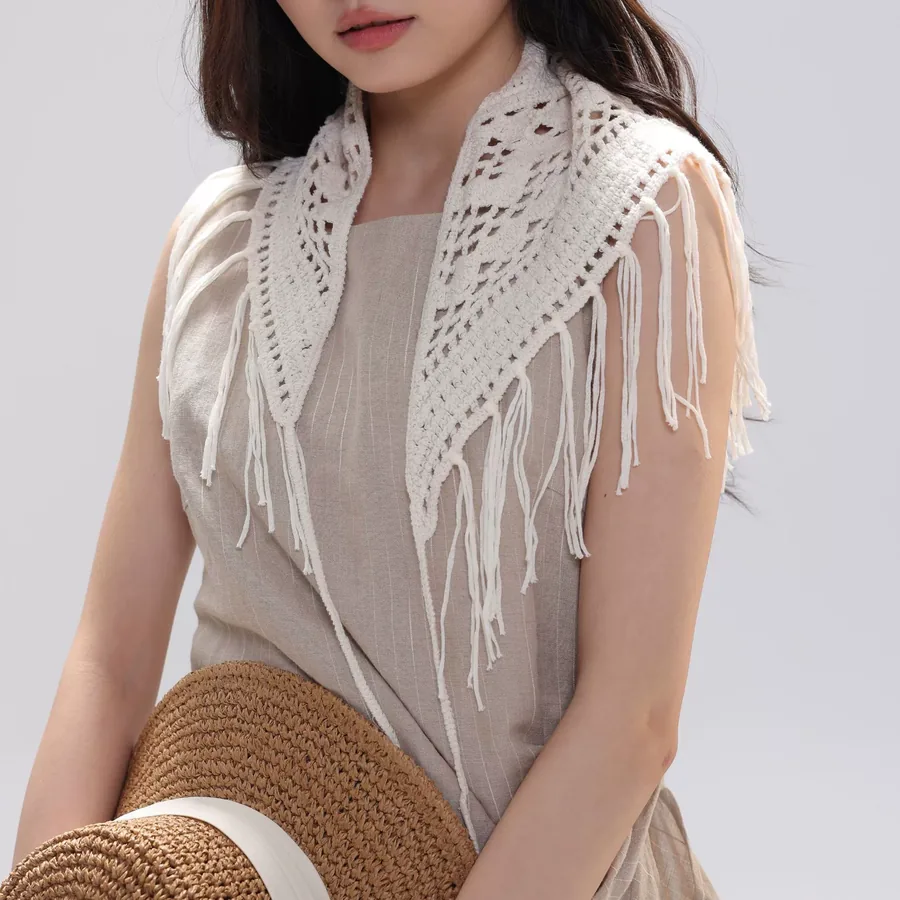 Knitted Lace Wrap Skirt view 2