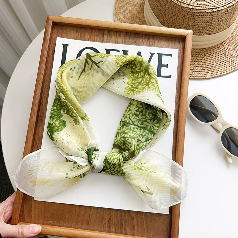 Sheer Polyester Square Scarf
