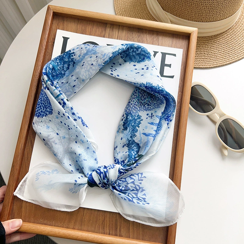 Sheer Polyester Square Scarf view 2