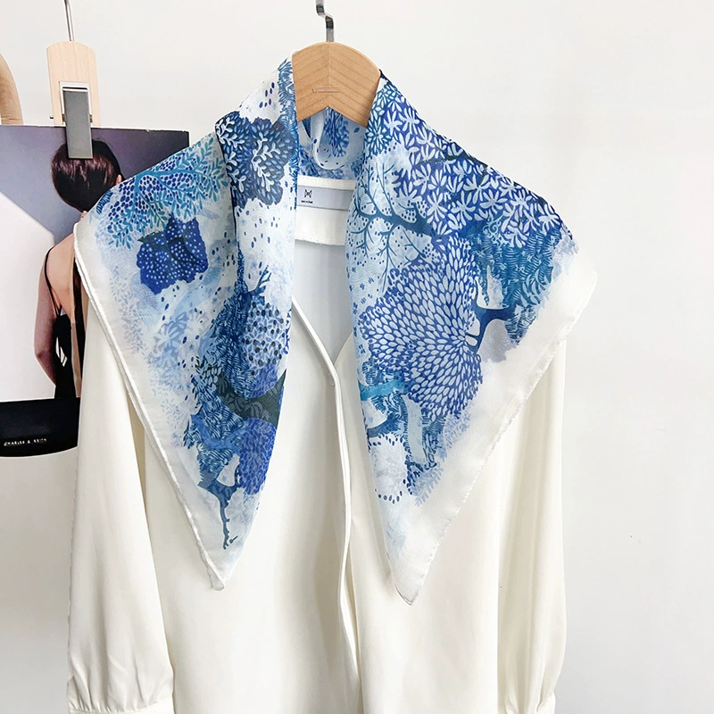 Sheer Polyester Square Scarf view 3