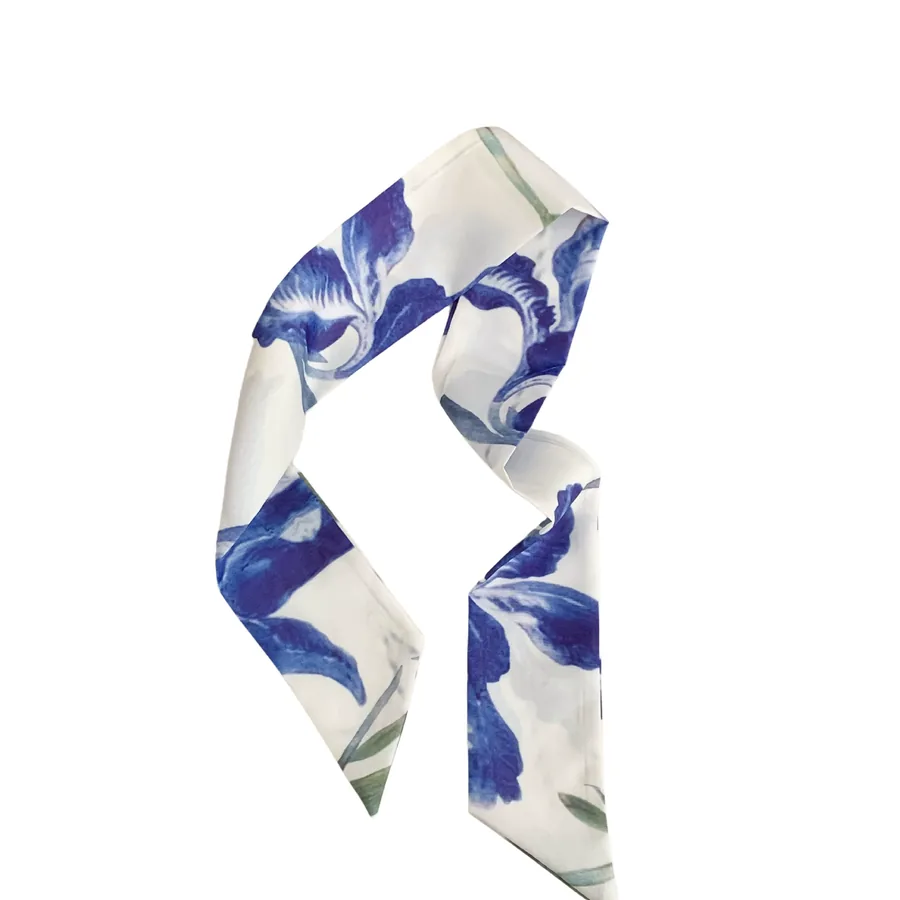 Silk Gift Ribbon Head Scarf view 5