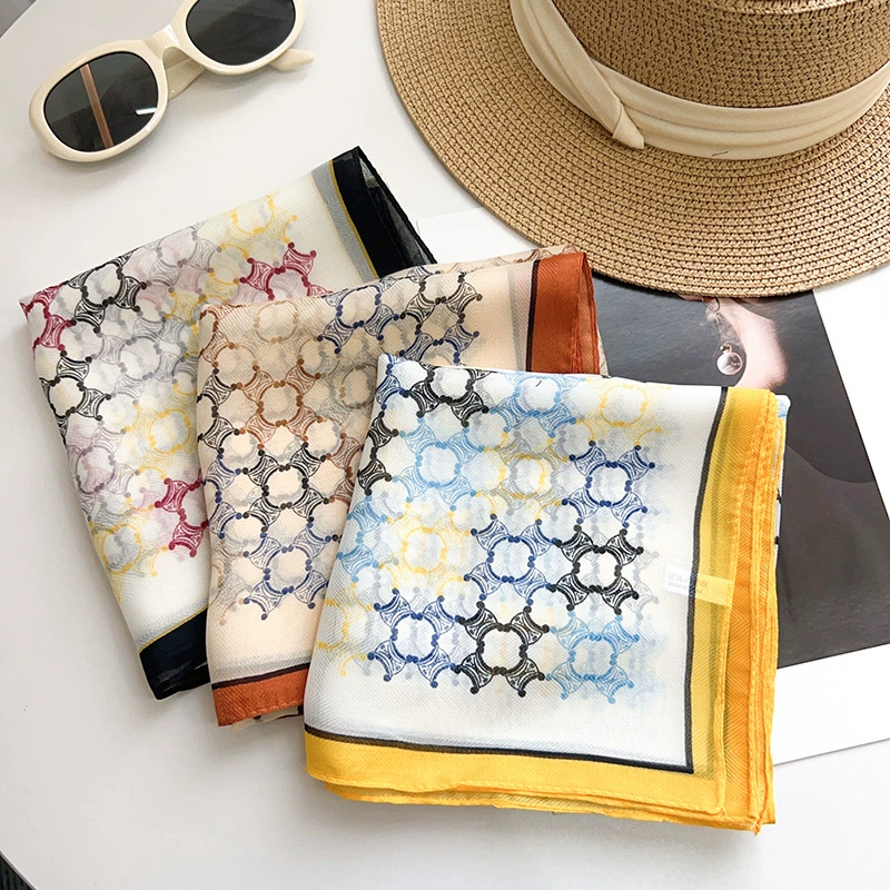 Sheer Polyester Square Scarf view 4