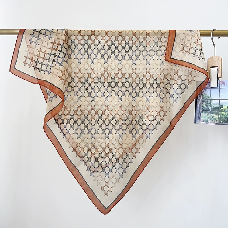Sheer Polyester Square Scarf view 6