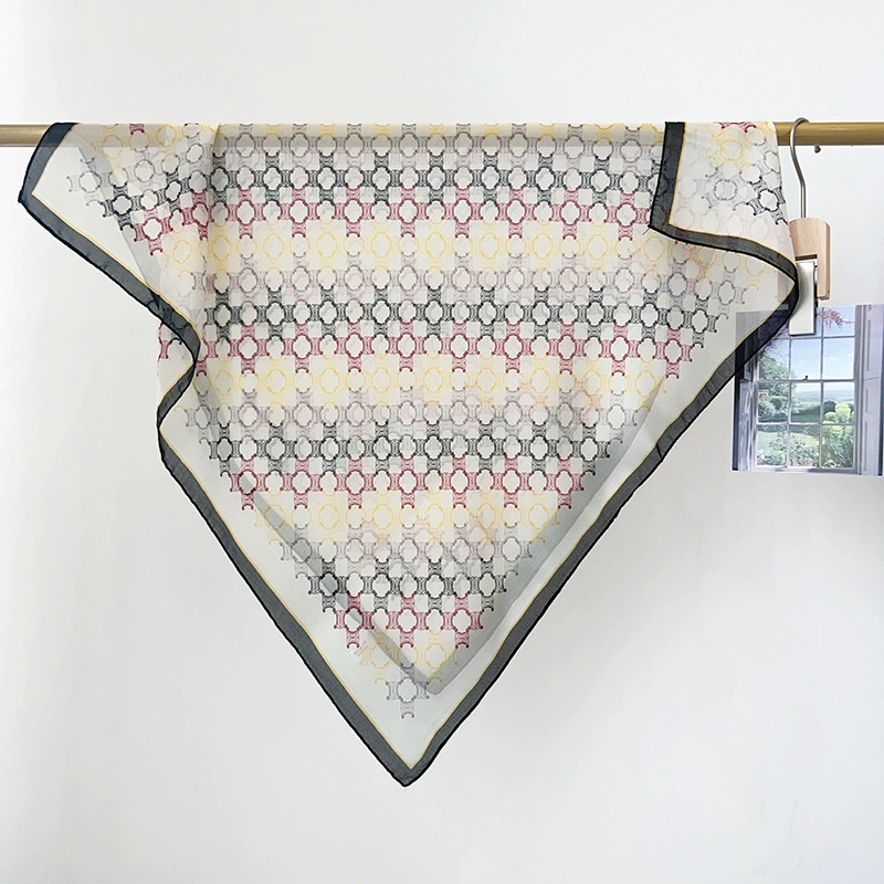 Sheer Polyester Square Scarf view 7