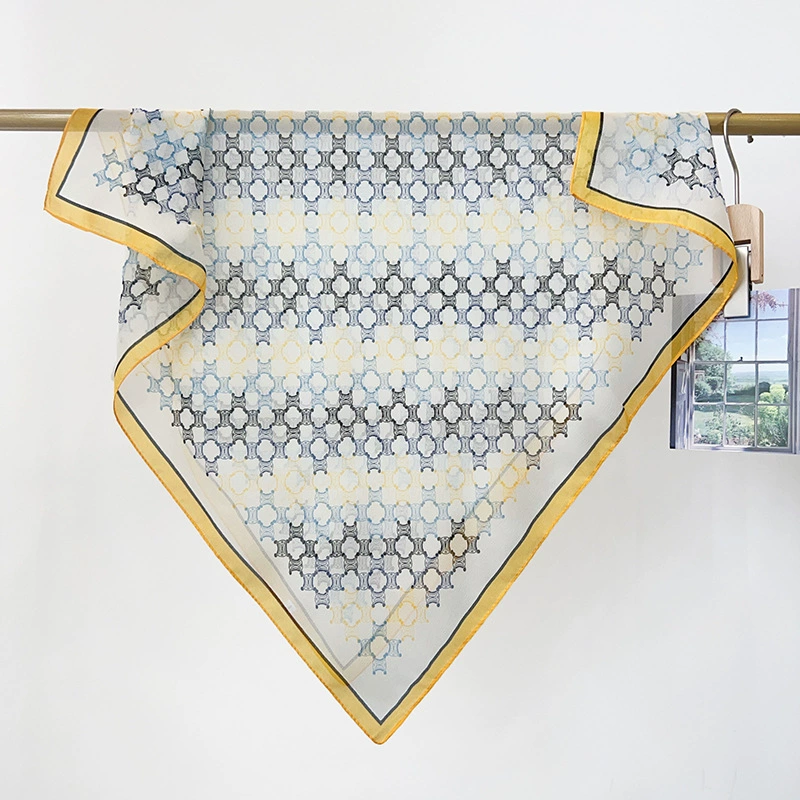Sheer Polyester Square Scarf view 8