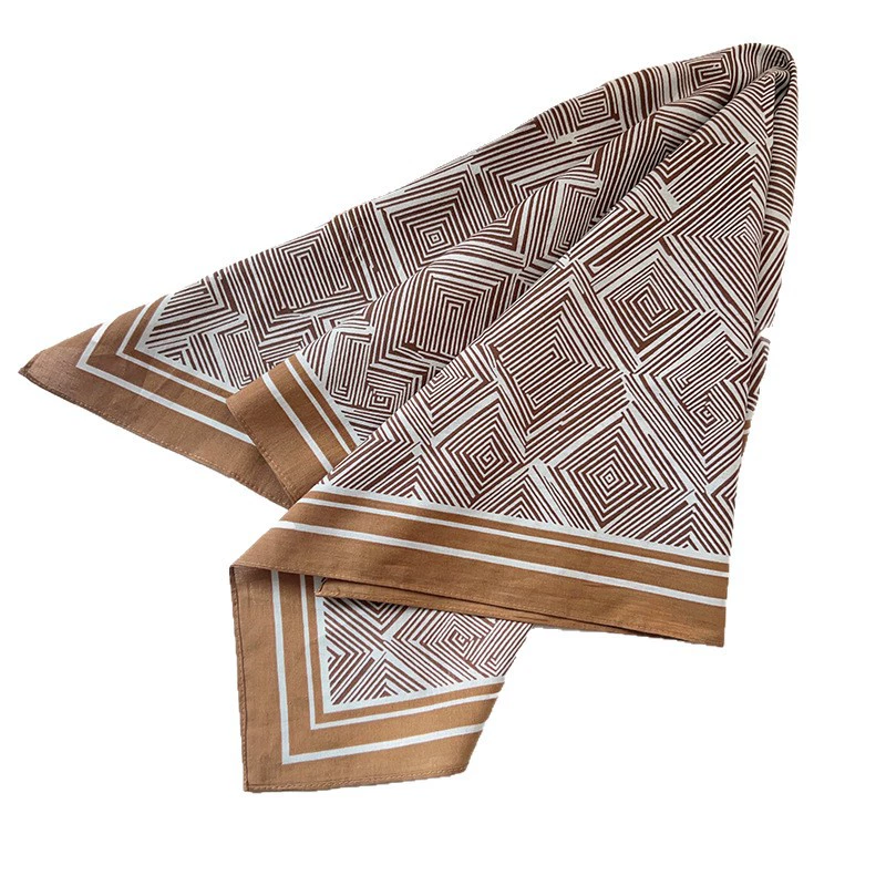 Cotton Print Square Scarf view 5