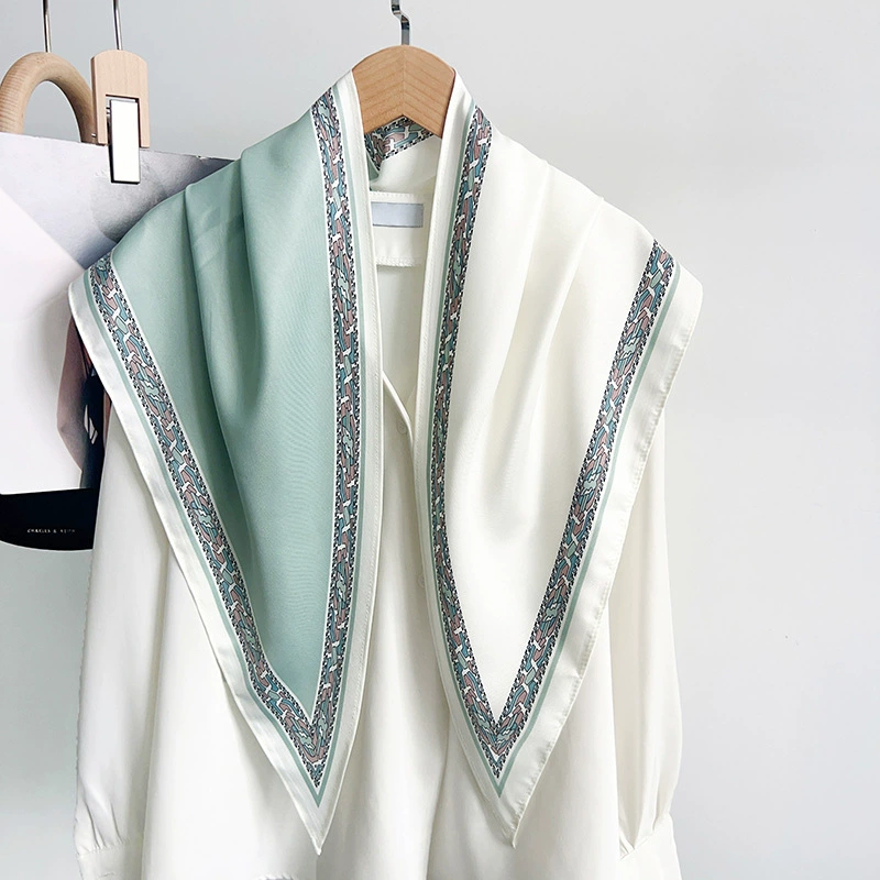 Color Block Triangle Scarf view 6