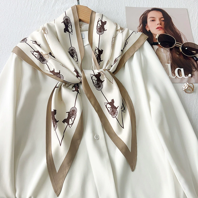 Printed Triangle Scarf view 2