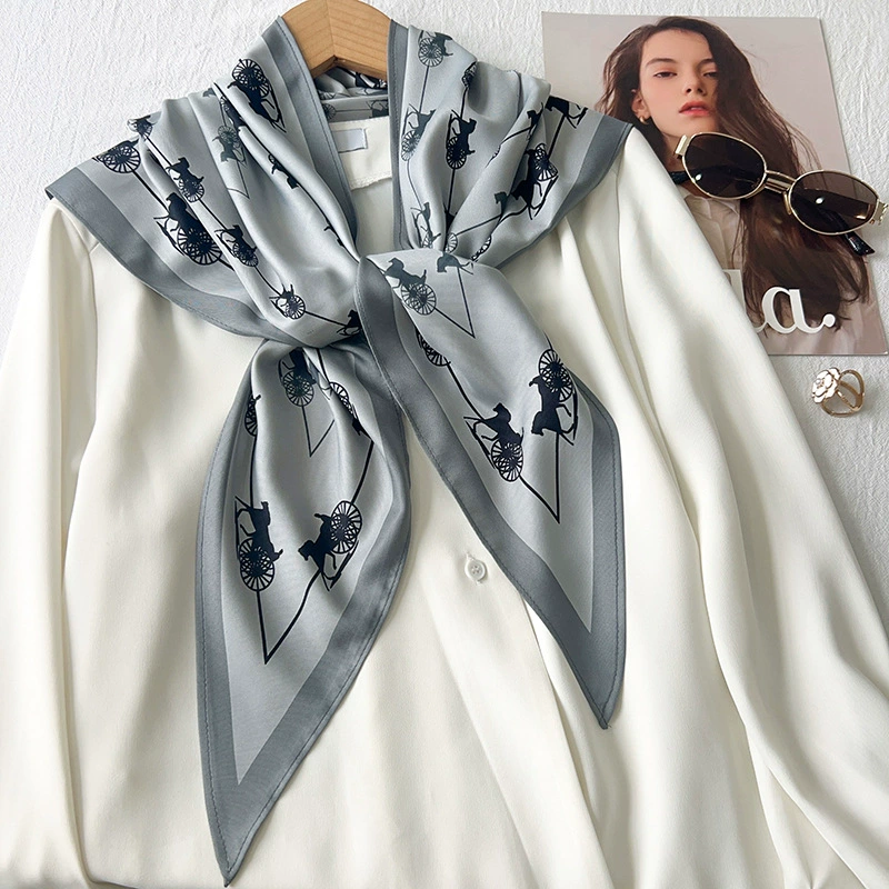 Printed Triangle Scarf view 3