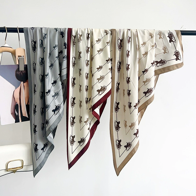 Printed Triangle Scarf view 4