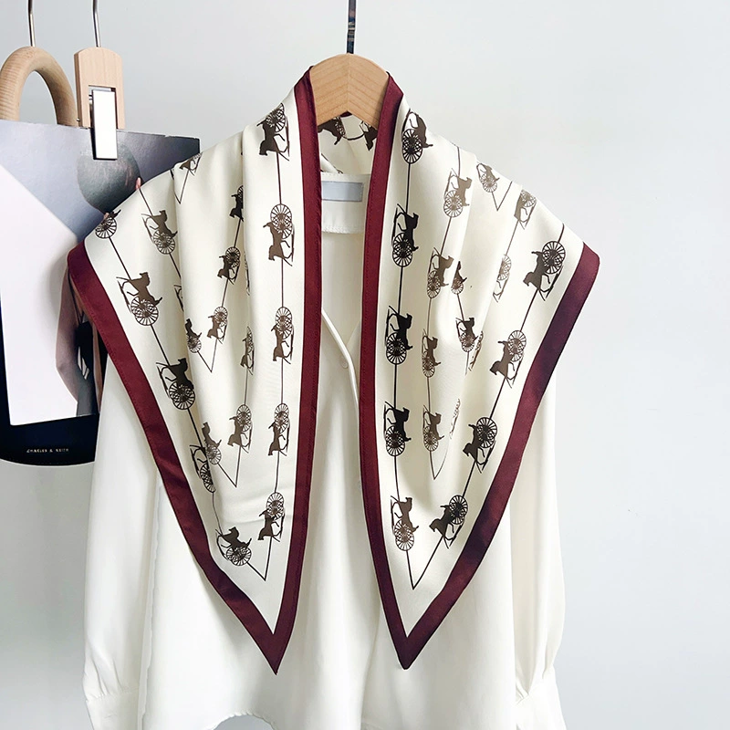 Printed Triangle Scarf view 6