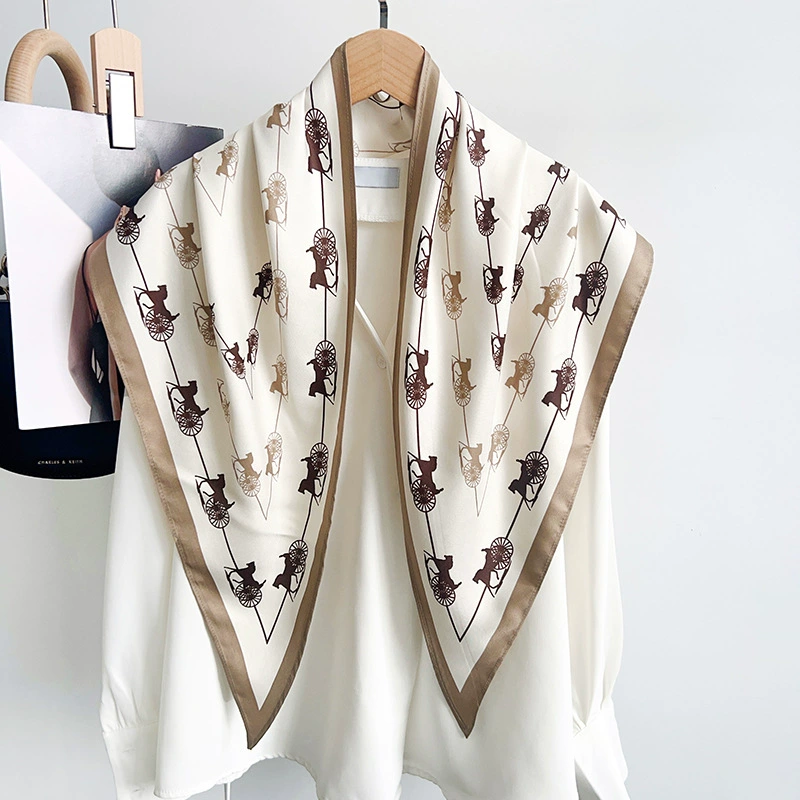 Printed Triangle Scarf view 8