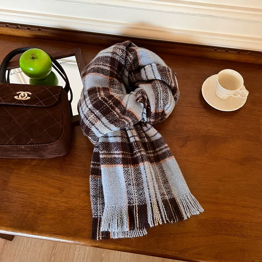 Polyester Fringed Scarf view 8