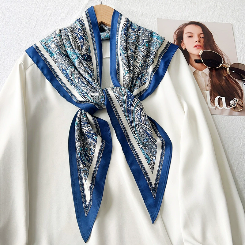 Paisley Print Triangle Scarf