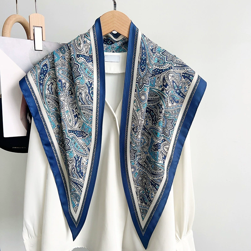 Paisley Print Triangle Scarf view 6