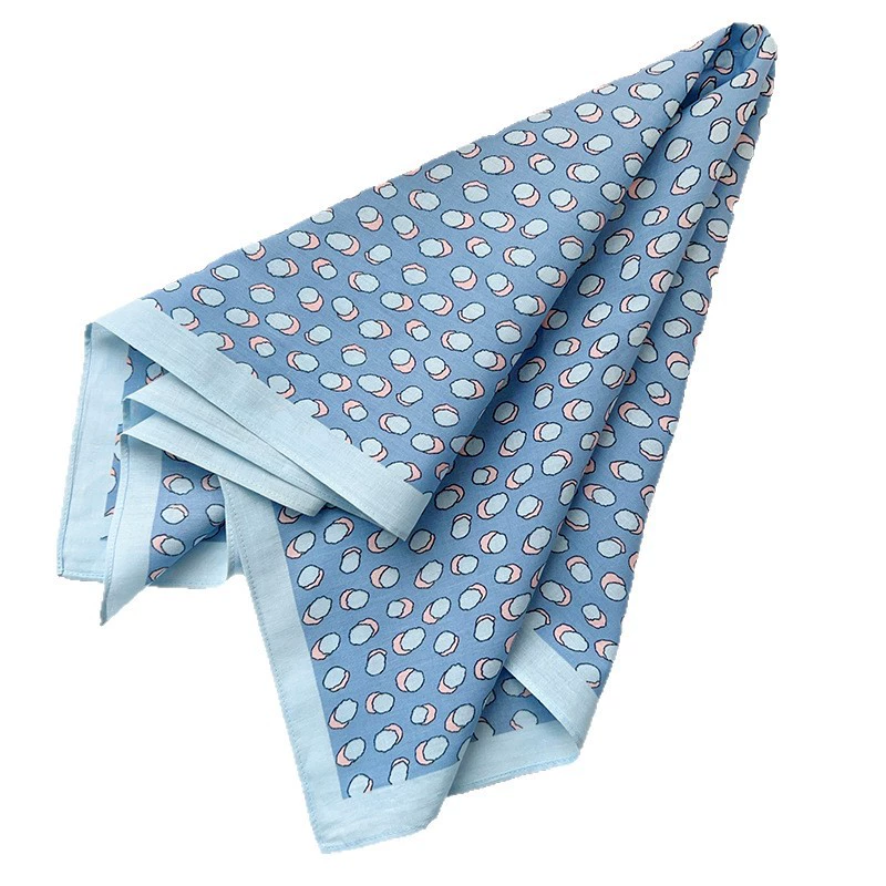 Cotton Polka Dot Square Scarf view 5