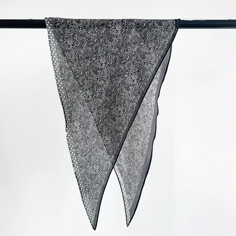 Cotton Paisley Diamond Scarf view 4