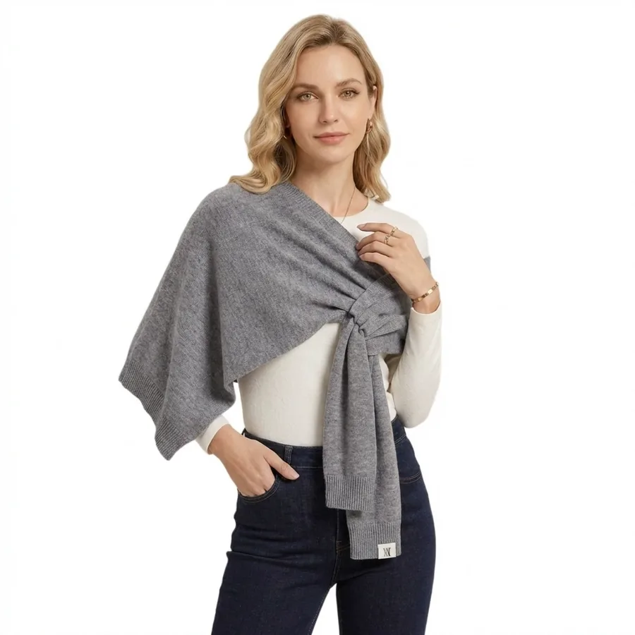Knit Shawl Wrap view 4