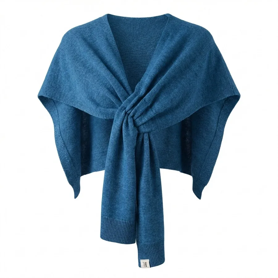Knit Shawl Wrap view 6