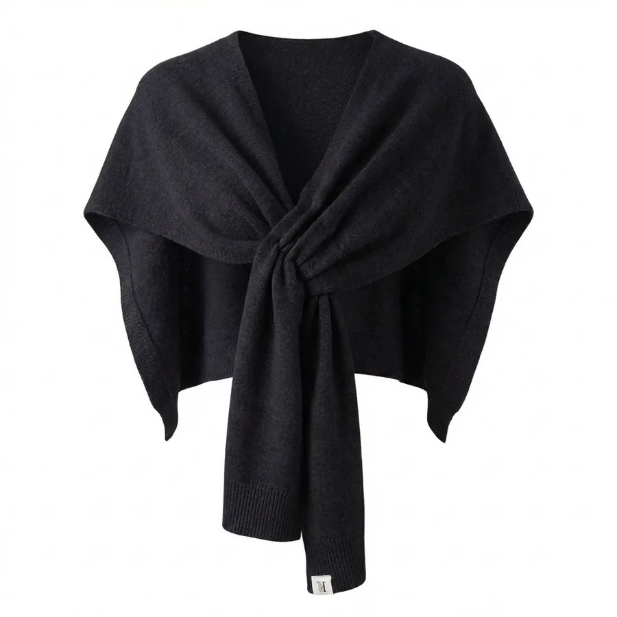 Knit Shawl Wrap view 8