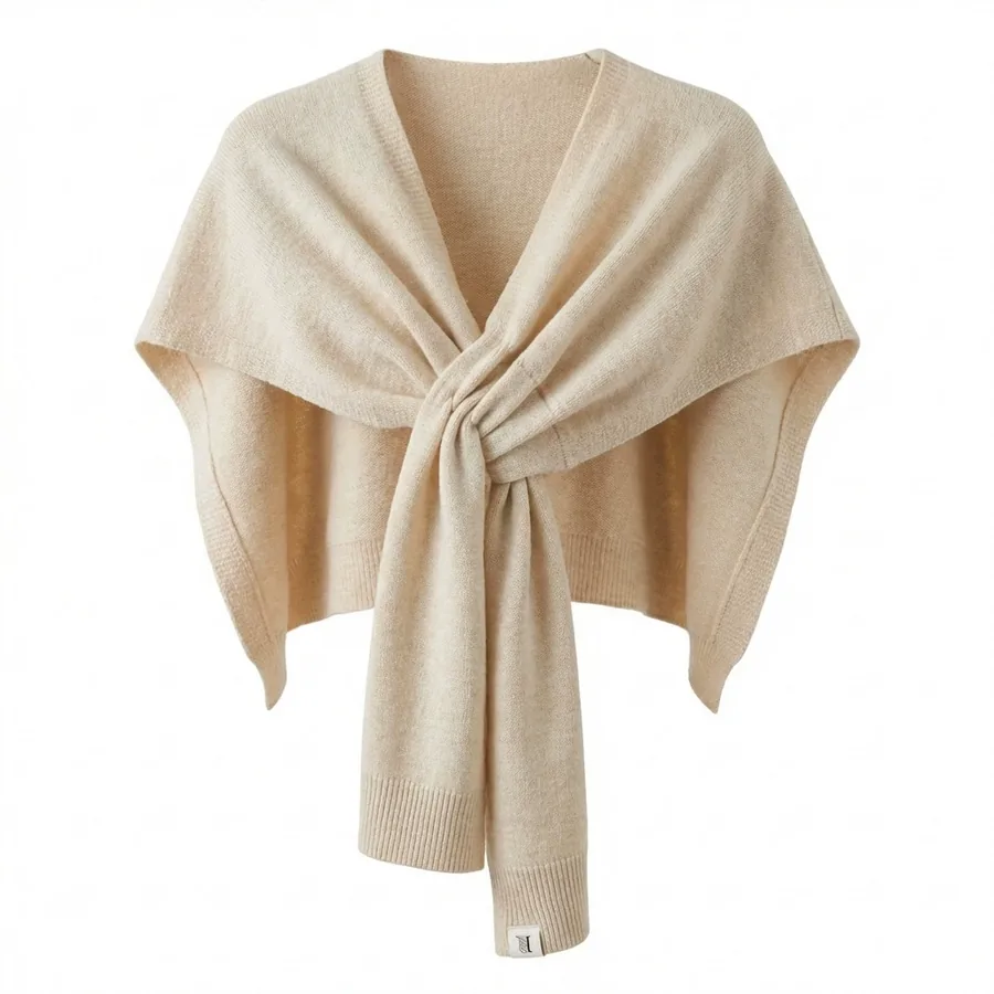 Knit Shawl Wrap view 10