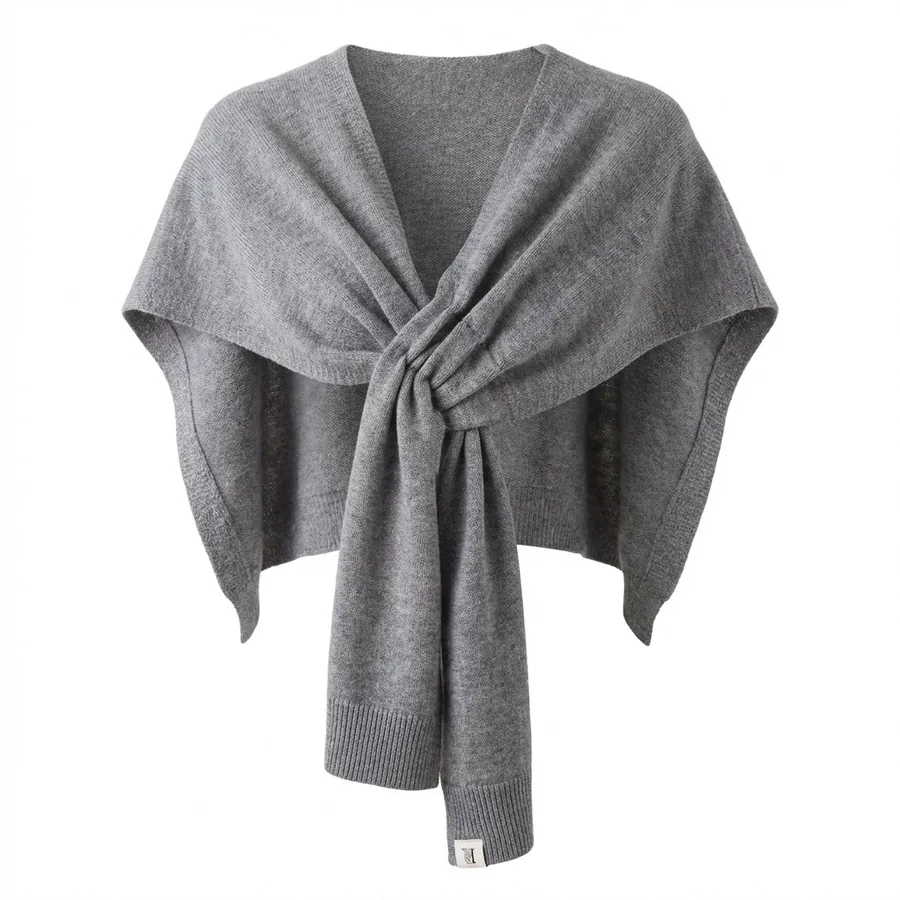 Knit Shawl Wrap view 11