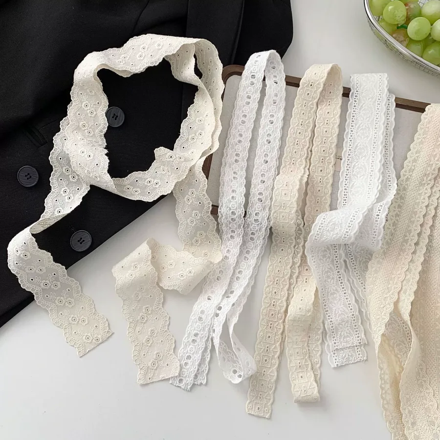 Lace Silk Twilly Scarf view 4