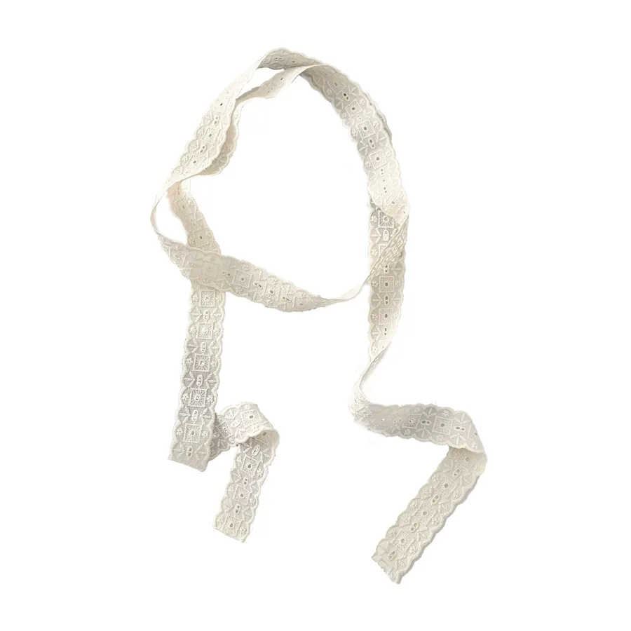 Lace Silk Twilly Scarf view 5