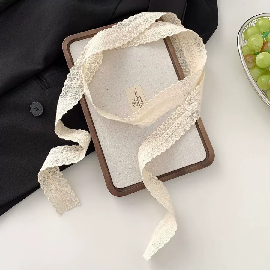 Lace Silk Twilly Scarf view 11