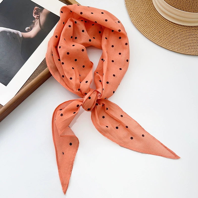 Cotton Polka Dot Long Scarf view 2