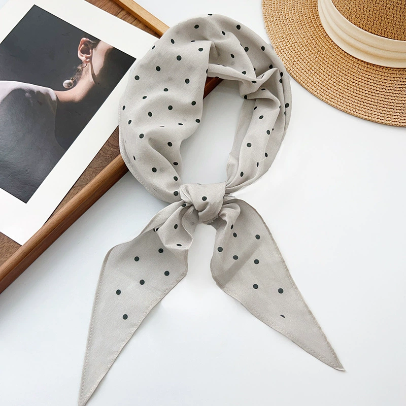 Cotton Polka Dot Long Scarf view 3