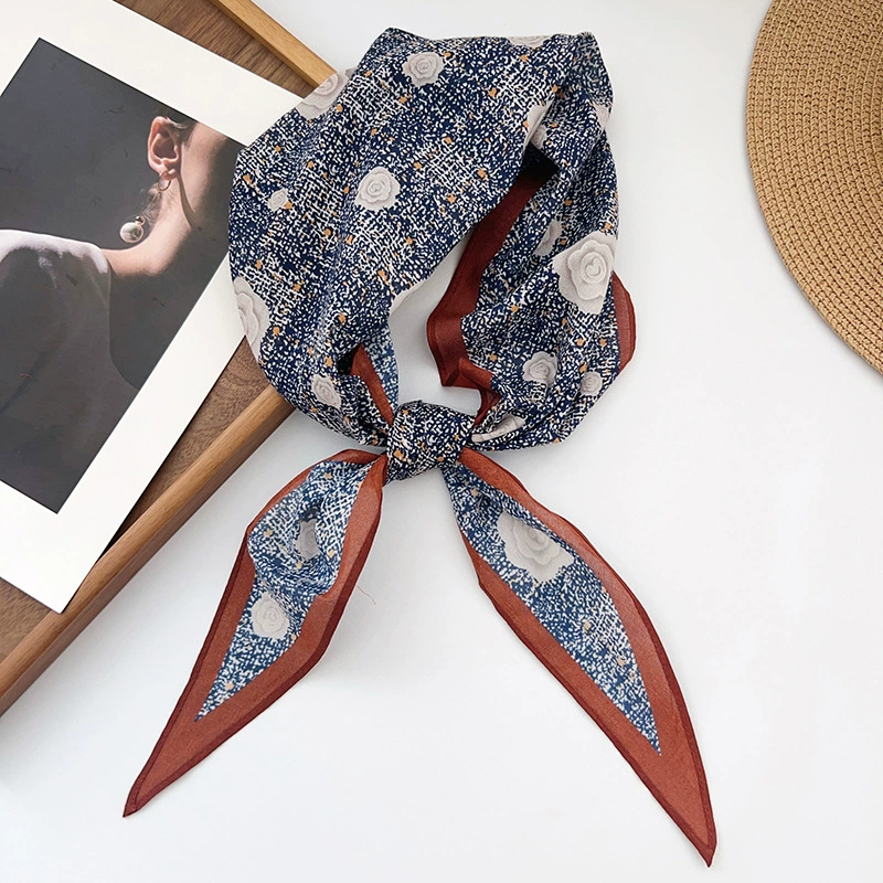 Cotton Camellia Long Scarf view 4