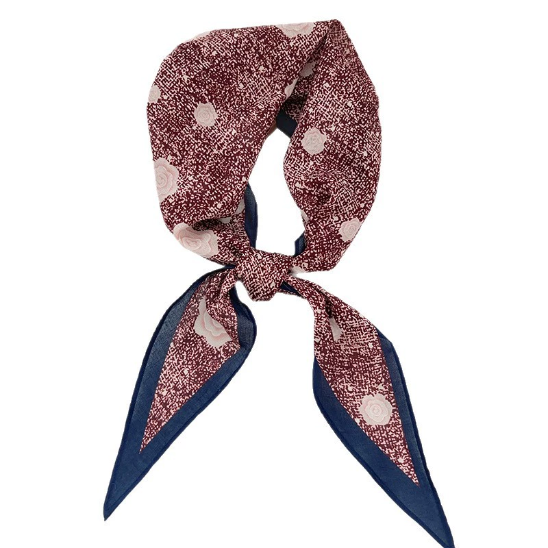 Cotton Camellia Long Scarf view 5