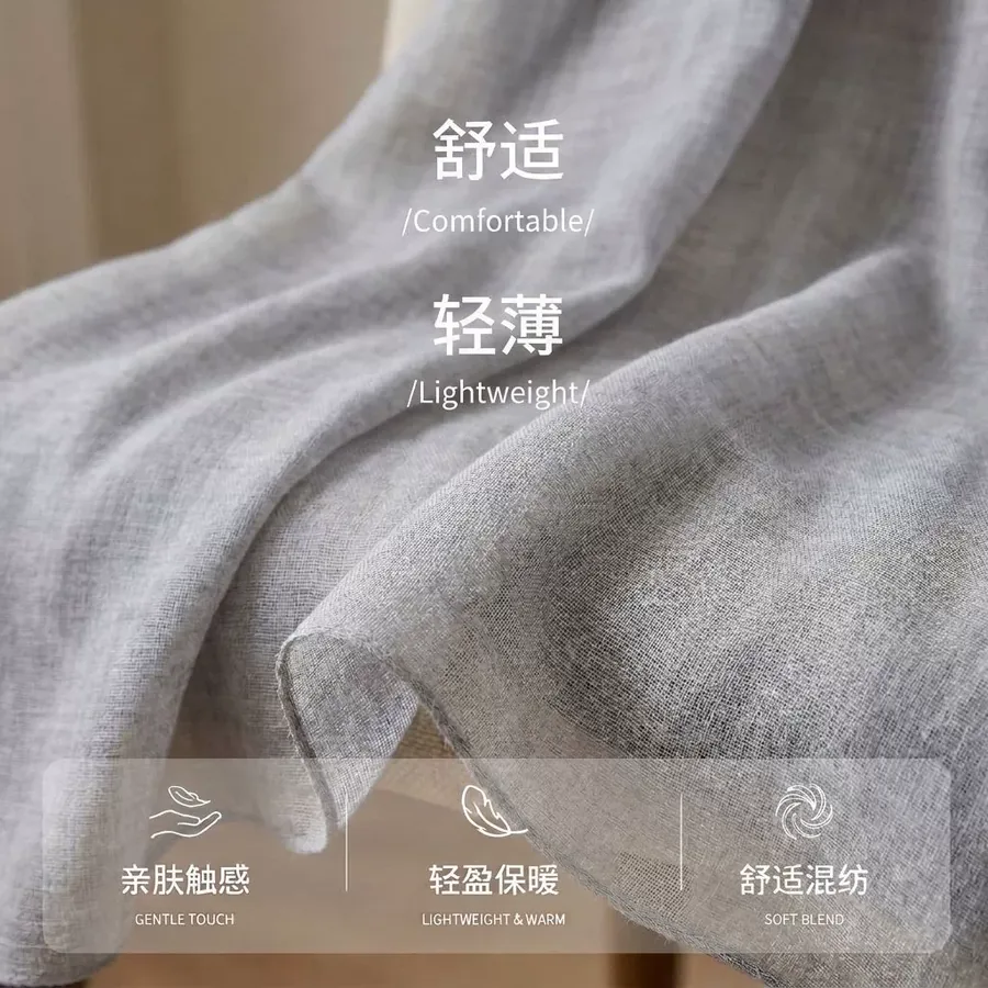 Cotton Linen Scarf view 4