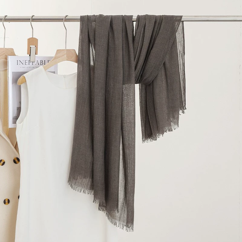 Cotton Linen Scarf view 9