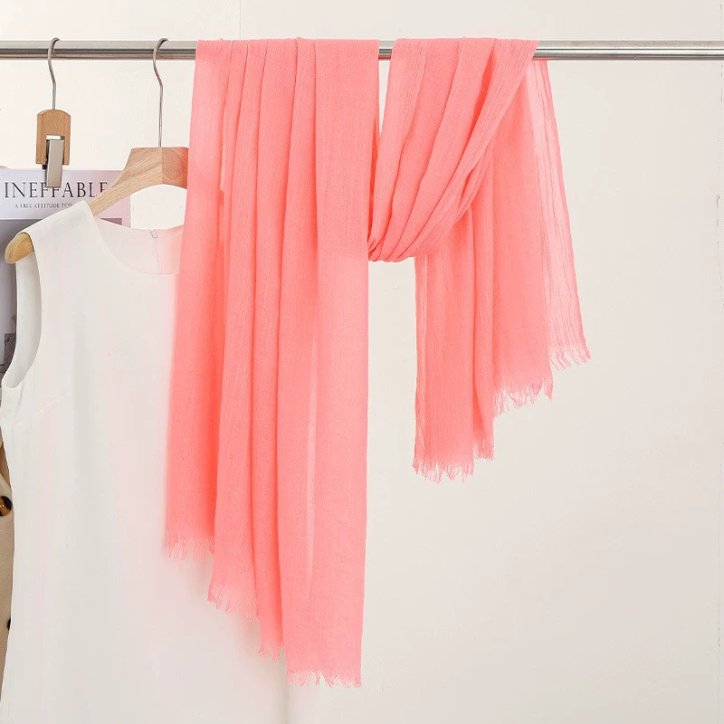 Cotton Linen Scarf view 12