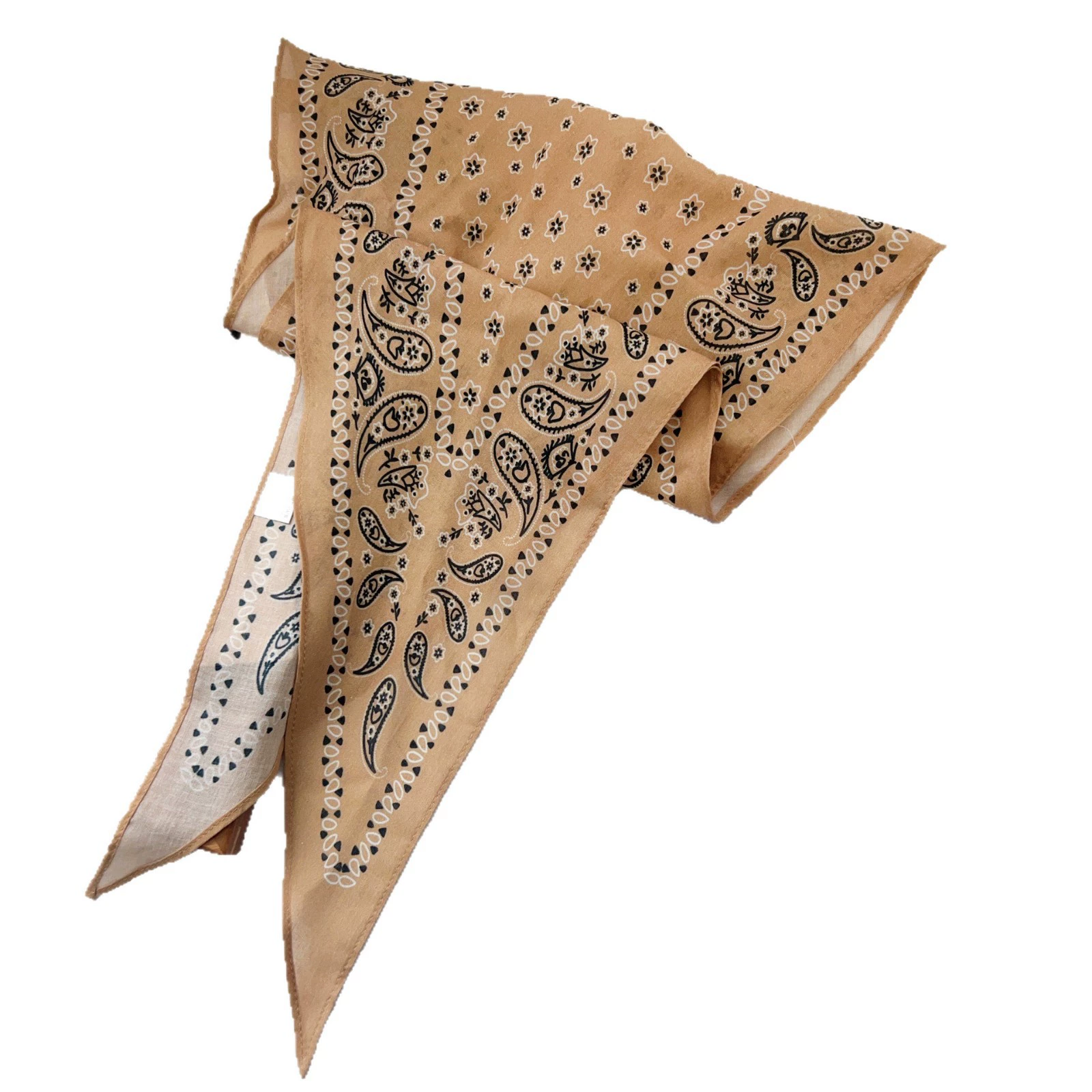 Cotton Paisley Diamond Scarf view 5